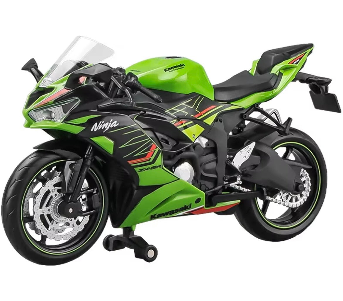 RMZ City 1:12 Scale 2023 Kawasaki Ninja ZX-6R Die-Cast Motorcycle Model Toy Bike with Display Box
