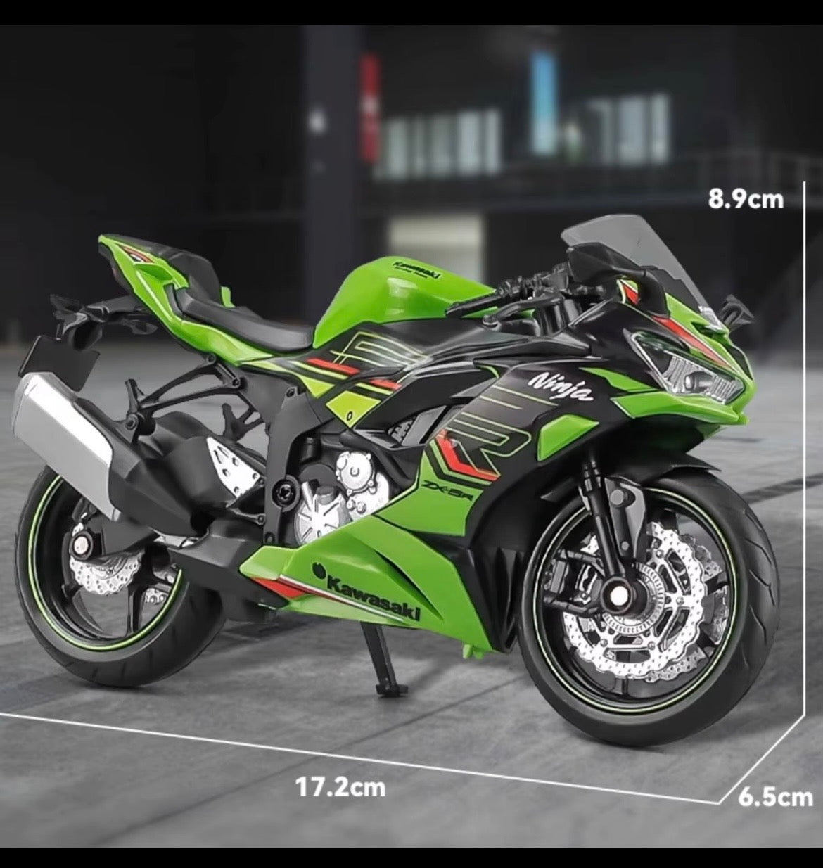 RMZ City 1:12 Scale 2023 Kawasaki Ninja ZX-6R Die-Cast Motorcycle Model Toy Bike with Display Box