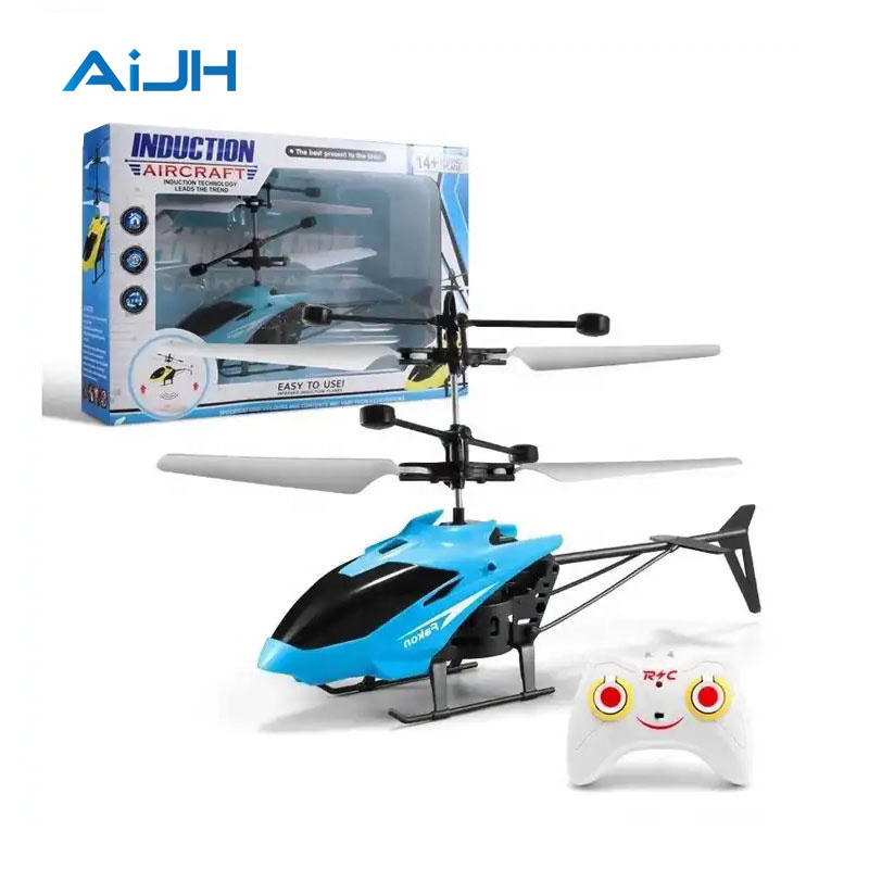 New Children's Infrared Gesture Sensing Flying Toy 2.4GHz RC Helicopter with LED Lights & USB Rechargeable