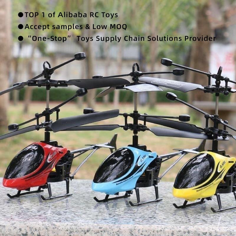 New Children's Infrared Gesture Sensing Flying Toy 2.4GHz RC Helicopter with LED Lights & USB Rechargeable