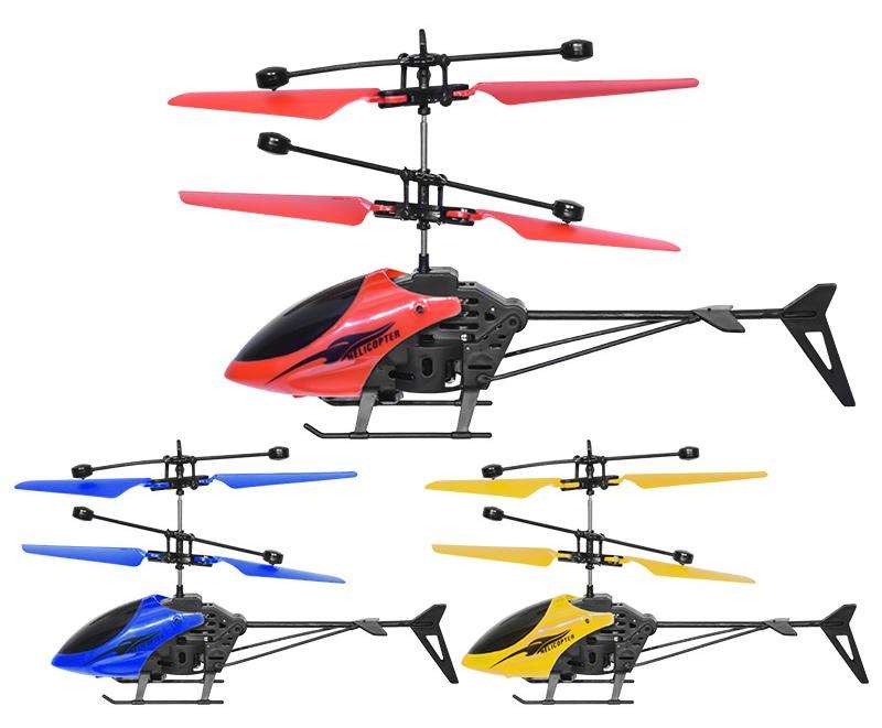 New Children's Infrared Gesture Sensing Flying Toy 2.4GHz RC Helicopter with LED Lights & USB Rechargeable
