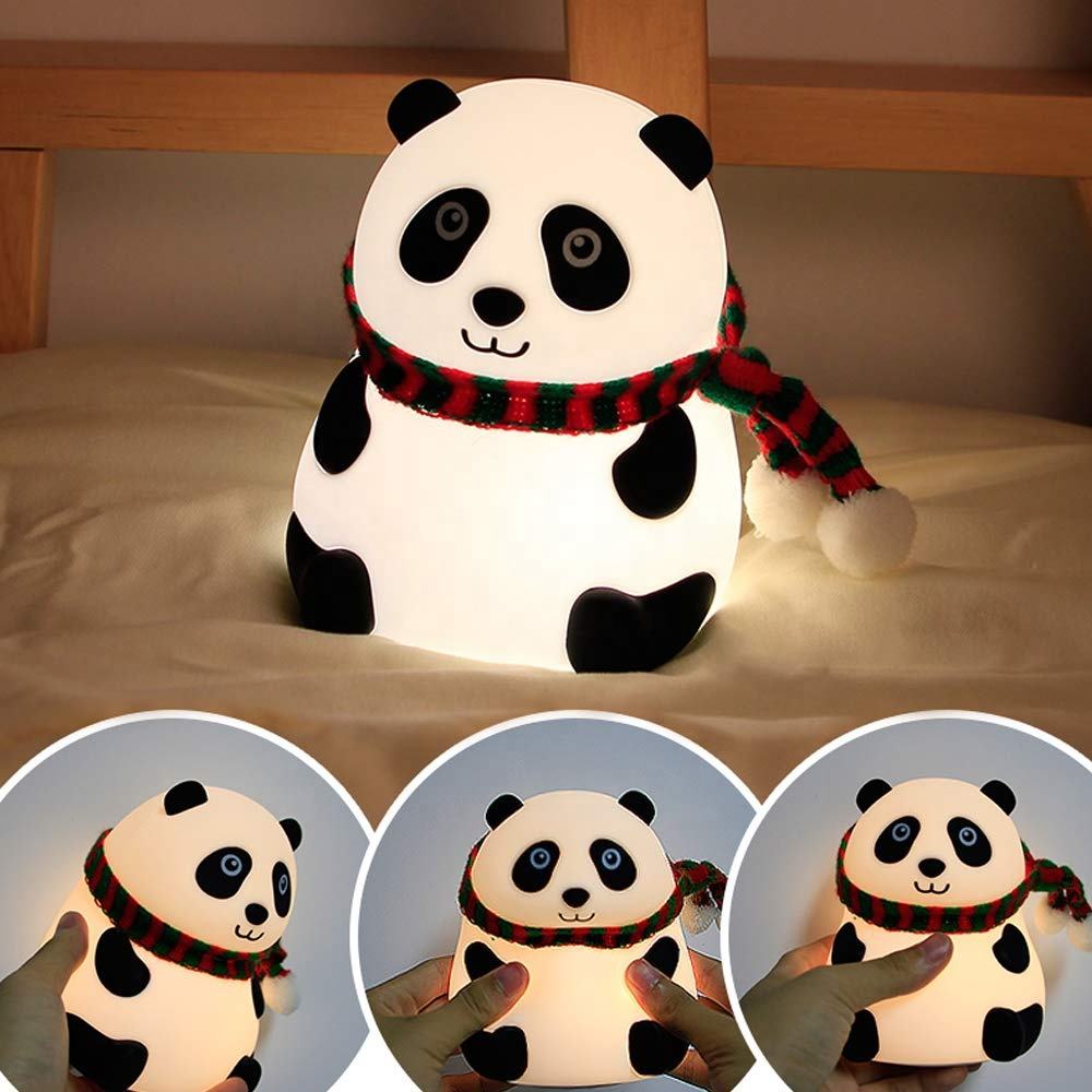 Cute Panda Silicone LED Night Light