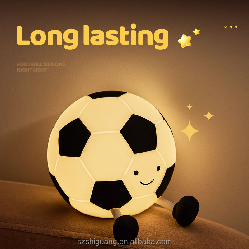 Cute Football Silicone Night Light