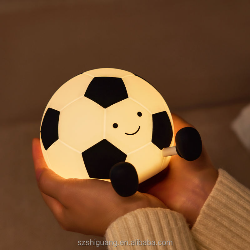 Cute Football Silicone Night Light