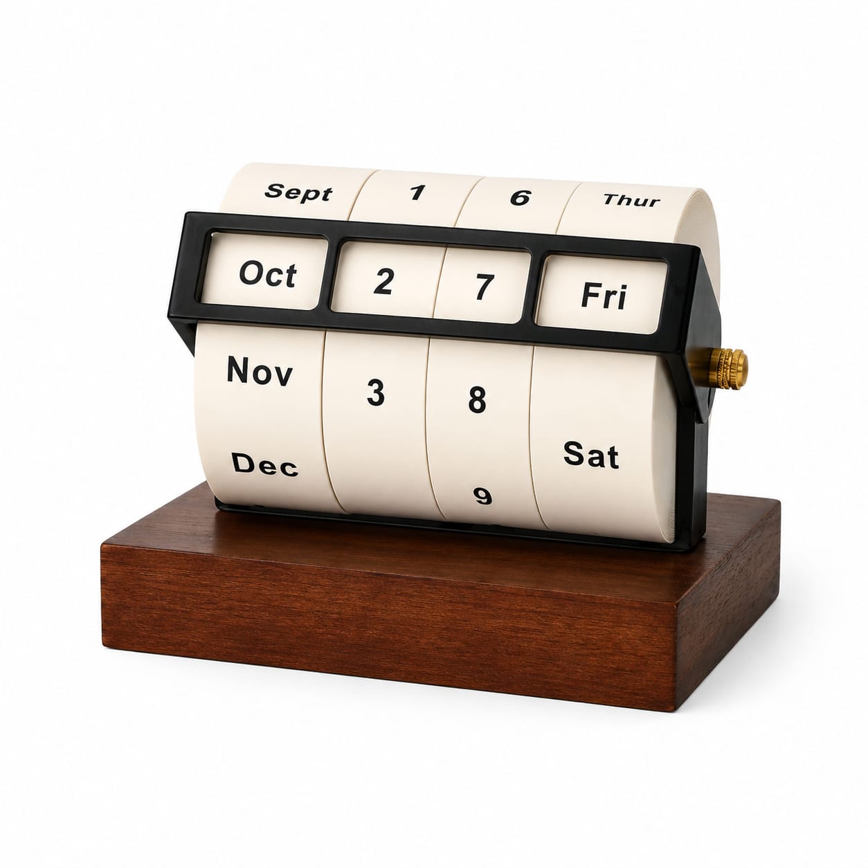 Vintage Perpetual Flip Calendar