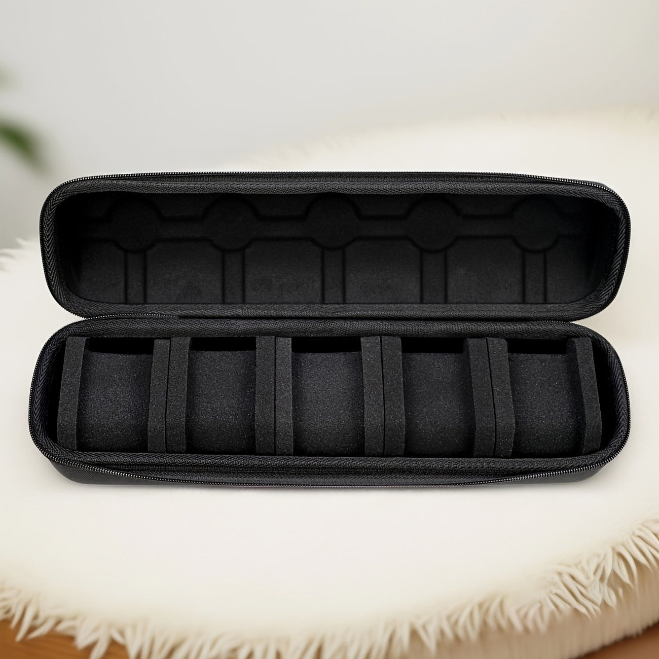 Portable Shockproof 5-Slot Watch Case Storage Organizer