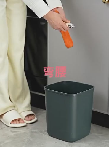 Hanging Trash Can Space Saving Kitchen & Bathroom Waste Bin with Lid