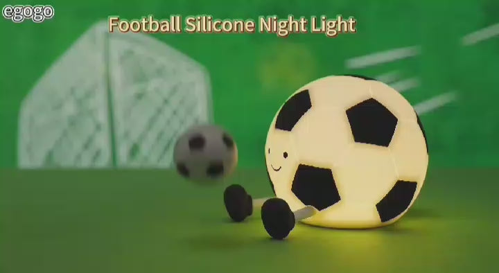 Cute Football Silicone Night Light